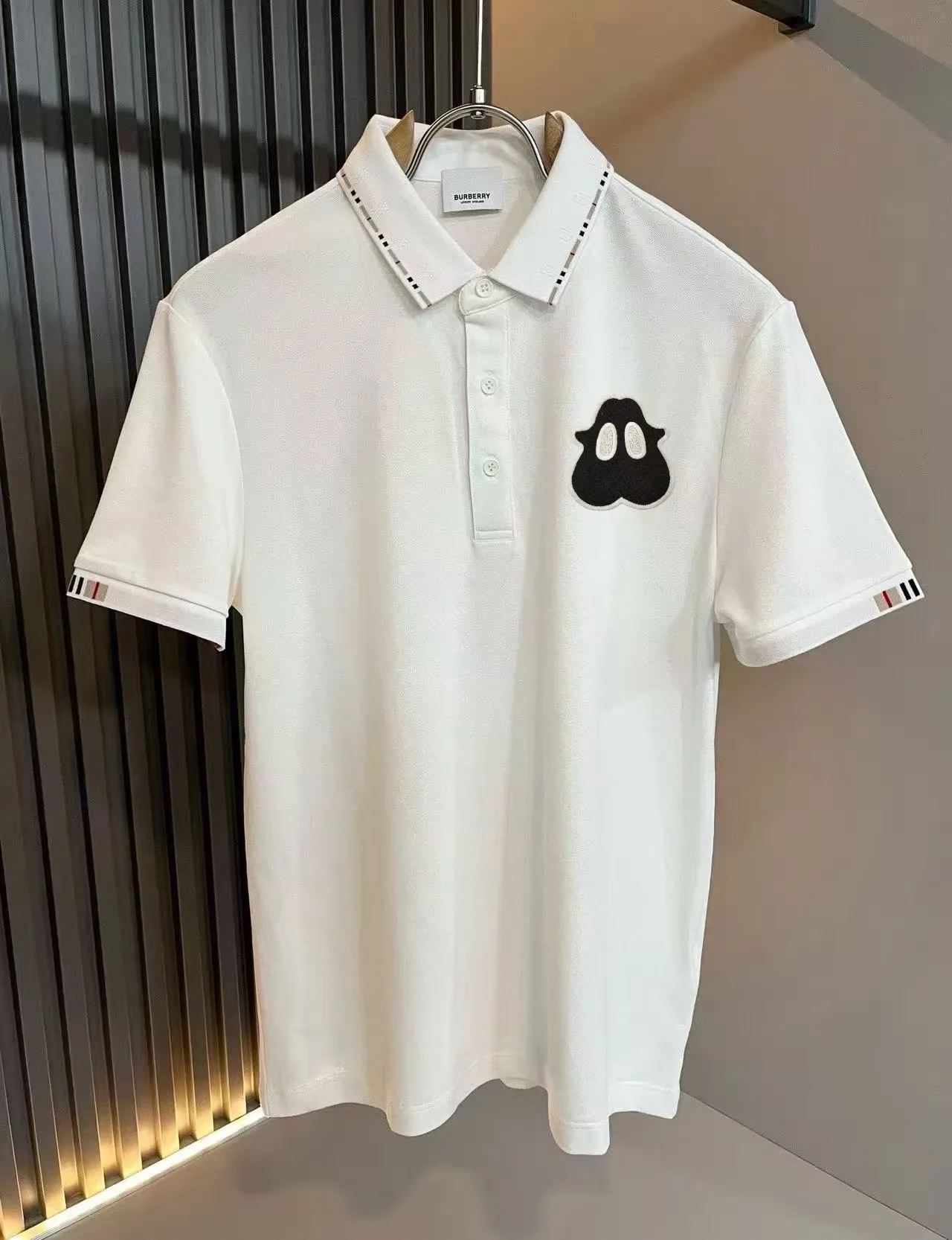 P125， Bur*erry * 2026 New Arrival Polo ， ！ , ！ ！ Breathable , ！ logo ！ ! ！ Premium .Size:M-4XL